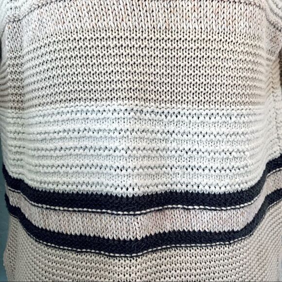 American Eagle Outfitters beige & Gray  Chunky Knit Sweater Size Small - Picture 3 of 10